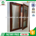 Wanjia factory pvc plastic green tinted glass window design